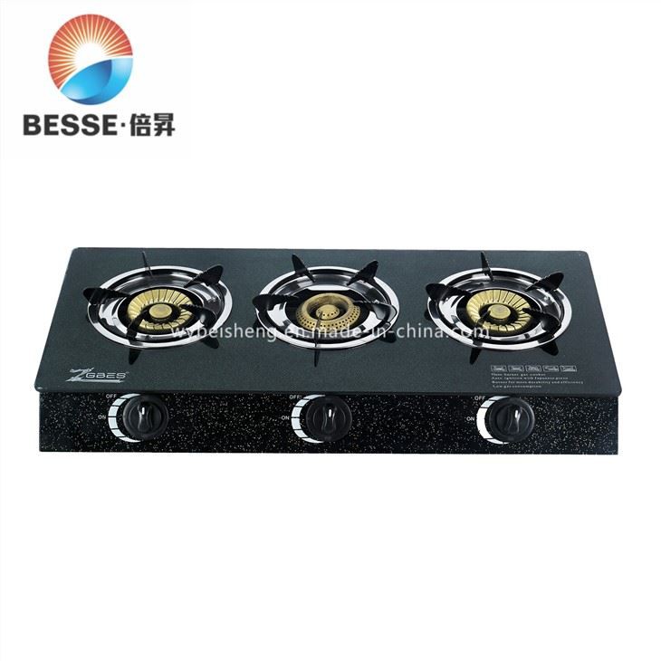 Black Glass Built-in Kitchen 3 Burner Top Gas Hob Cooktops Fixed Cooker/ZG-305 Black Glass Built-in Kitchen 3 Burner Top Gas Hob Cooktops Fixed Cooker/ZG-305