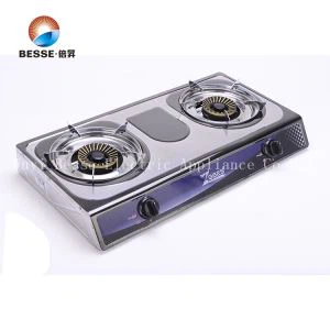 Kompor Gas Stianless Steel Panel BLACK&WHITE