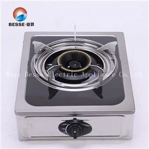 Penggunaan Meja Mudah Stove White&kelabu Stianless Steel Panel Gas Cooker / ZG-1006